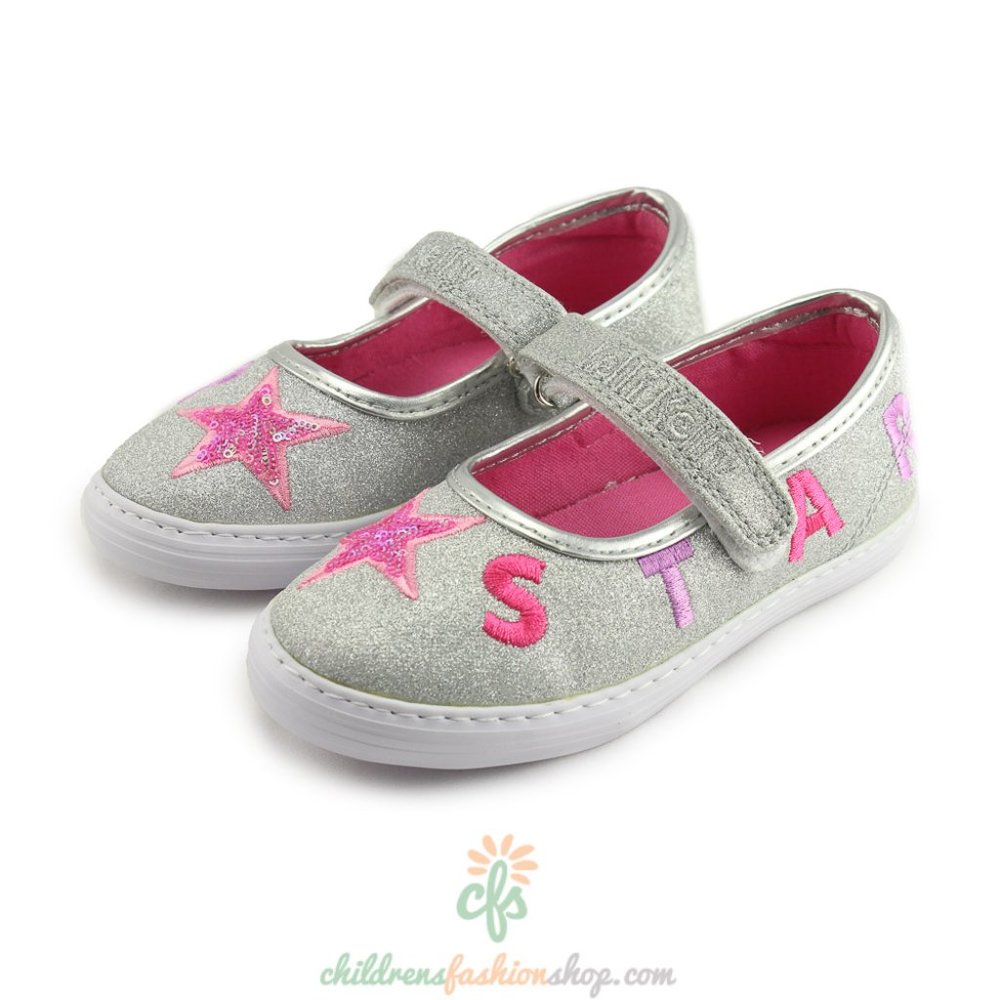 Lelli Kelly Mary Jane Shoes (LK5314 Silver)
